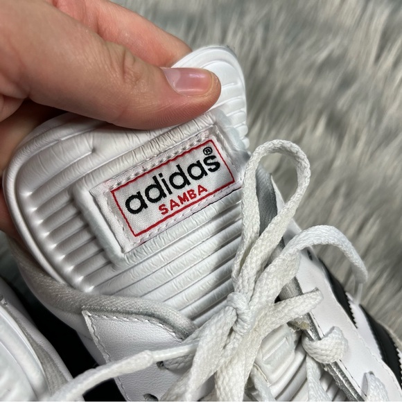 Adidas classic samba indoor soccer shoes white size 10.5 - Picture 6 of 16